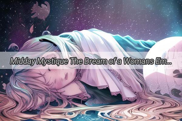 Midday Mystique The Dream of a Womans Embrace Unveils Hidden Desires